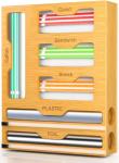 KOCWELL 6-in-1 Bamboo Bag and Wrap Organizer