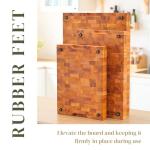 Shumaru Mahogany Cutting Board with Juice Groove