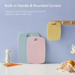 Carote Colorful Plastic Cutting Board Set of 3