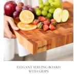 Shumaru Mahogany Cutting Board with Juice Groove