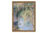 Vintage Monet Floral Canvas Wall Art 12x16