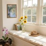 Vintage Monet Floral Canvas Wall Art 12x16