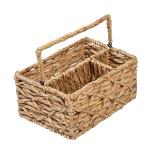 Honey-Can-Do 3-Compartment Wicker Basket Caddy