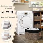 Comfy-Homi 3-Pack Cotton Rope Storage Baskets