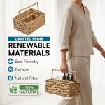 Honey-Can-Do 3-Compartment Wicker Basket Caddy