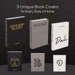 Set of 3 Decorative Faux Books for Home Decor