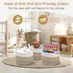 Maxuni 3-Pack Small Woven Storage Baskets