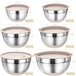 Airtight Mixing Bowls Set with Grater Attachments