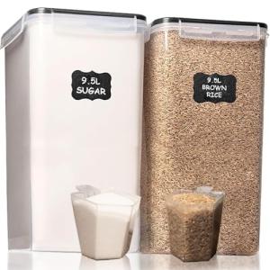 Extra Large Airtight Food Storage Containers - 2 Pack