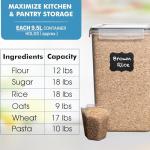 Extra Large Airtight Food Storage Containers - 2 Pack