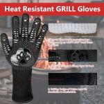 Heat Resistant BBQ Gloves for Grilling and Cooking