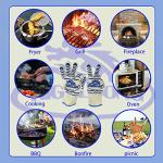 Extreme Heat BBQ and Oven Gloves, 2 Pack