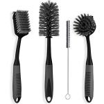 4-Pack Kitchen Dish Brush Set with Non-Slip Handle