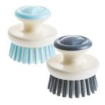 Ergonomic Dish Scrub Brush Set with Stiff Bristles