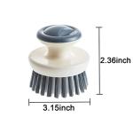 Ergonomic Dish Scrub Brush Set with Stiff Bristles