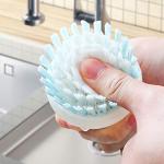 Ergonomic Dish Scrub Brush Set with Stiff Bristles
