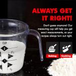 Clear 2-Cup Plastic Measuring Cup by Chef Craft