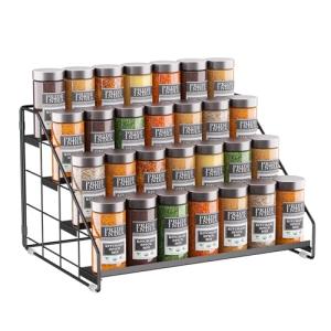 GIGIFTREE 4-Tier Spice Rack Organizer - Black