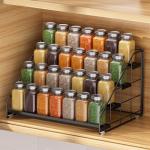 GIGIFTREE 4-Tier Spice Rack Organizer - Black