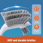 4-Pack Heavy-Duty Dish Scrub Brushes Set
