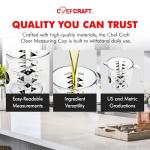 Clear 2-Cup Plastic Measuring Cup by Chef Craft