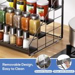 GIGIFTREE 4-Tier Spice Rack Organizer - Black