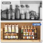 GIGIFTREE 4-Tier Spice Rack Organizer - Black