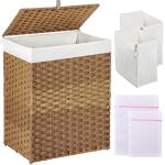 Greenstell 90L Hamper with Lid and Removable Bags