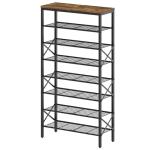 8-Tier Shoe Rack Organizer Holds 32 Pairs