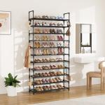 Tall 11-Tier Shoe Rack for 55 Pairs