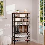 8-Tier Shoe Rack Organizer Holds 32 Pairs