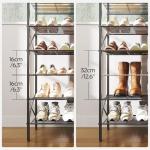 8-Tier Shoe Rack Organizer Holds 32 Pairs