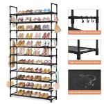 Tall 11-Tier Shoe Rack for 55 Pairs