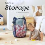 Collapsible Pop-Up Laundry Basket with Handles