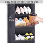 Over The Door Shoe Organizer with Deep Pockets