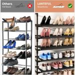 Tall 11-Tier Shoe Rack for 55 Pairs