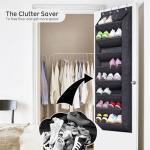 Over The Door Shoe Organizer with Deep Pockets
