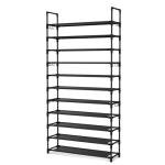Tall 11-Tier Shoe Rack for 55 Pairs