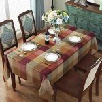 Checkered Square Tablecloth - 52" Heavyweight Red