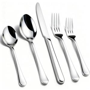 40-Piece Stainless Steel Cutlery Set for 8