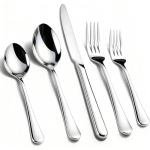 40-Piece Stainless Steel Cutlery Set for 8