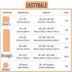 Checkered Square Tablecloth - 52" Heavyweight Red