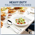 40-Piece Stainless Steel Cutlery Set for 8