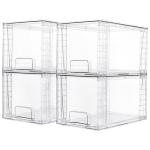 Vtopmart 4 Pack Stackable Storage Drawers