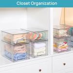 Vtopmart 4 Pack Stackable Storage Drawers