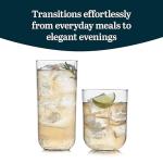 Libbey Polaris Elegant Tumbler and Rocks Glass Set