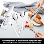 14-Piece Premium Stainless Steel Serving Utensils Set