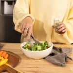 White Ceramic Serving Bowls for Entertaining - Set of 4