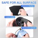 60-Pack Microfiber Cleaning Cloths for Screens and Glasses