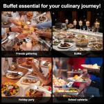 14-Piece Premium Stainless Steel Serving Utensils Set